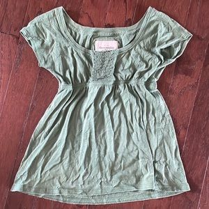 Abercrombie & Fitch green top